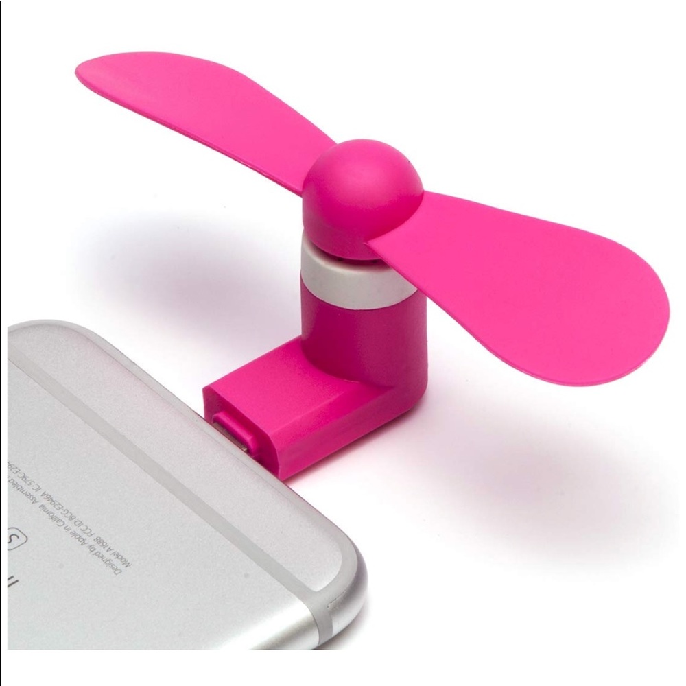 Pink Iphone fan